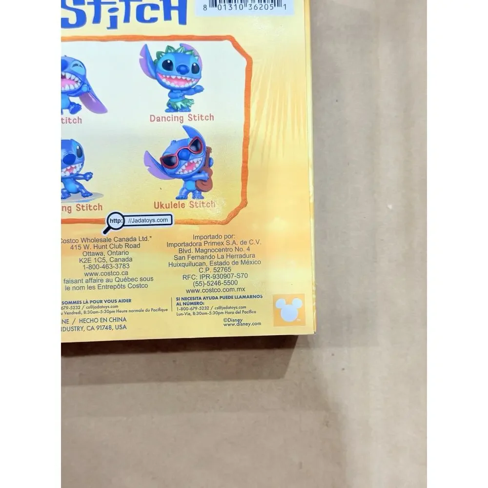 Disney Stitch 2.5” Diecast Metal Figure 4 Pack Jada Toys MetalFigs New Box